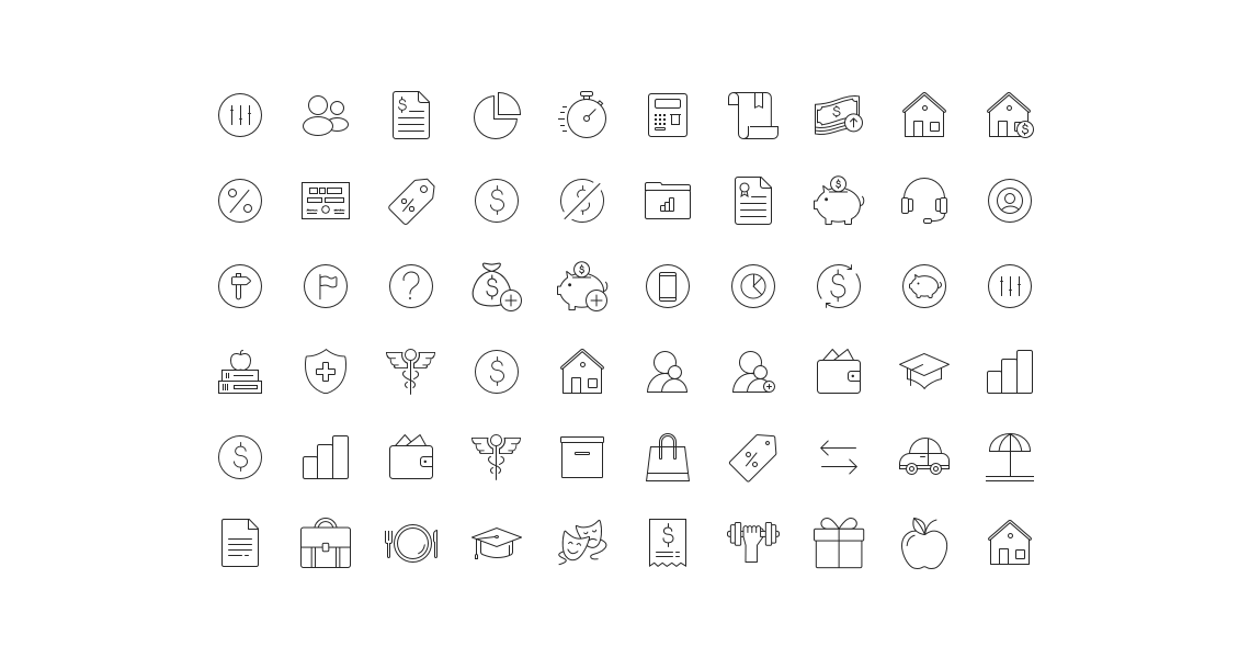 48x48 icons in a grid